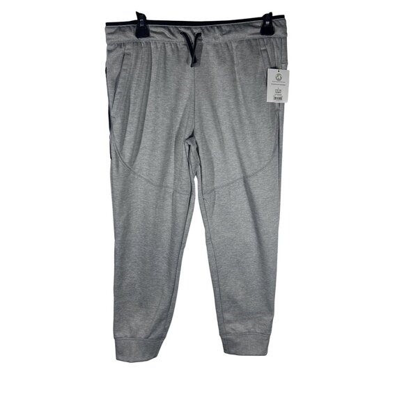 Athletic Works Joggers Sweatpants Boy's Size Large Husky (10-12) Gray Fleece NWT - Picture 1 of 10